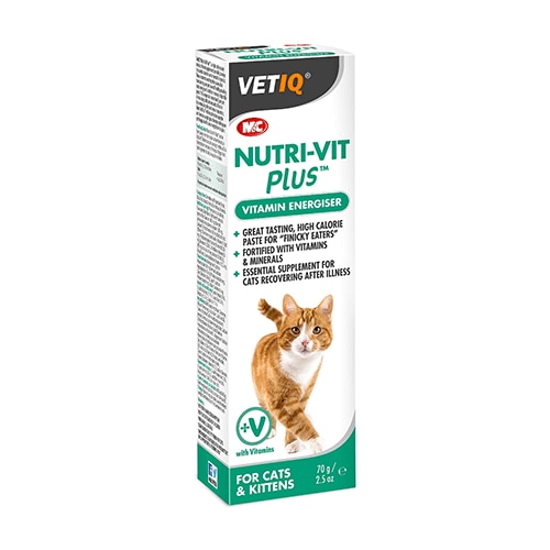 Vet IQ Nutri-Vit Plus Vitamin Energiser for Cats & Kittens - 70g